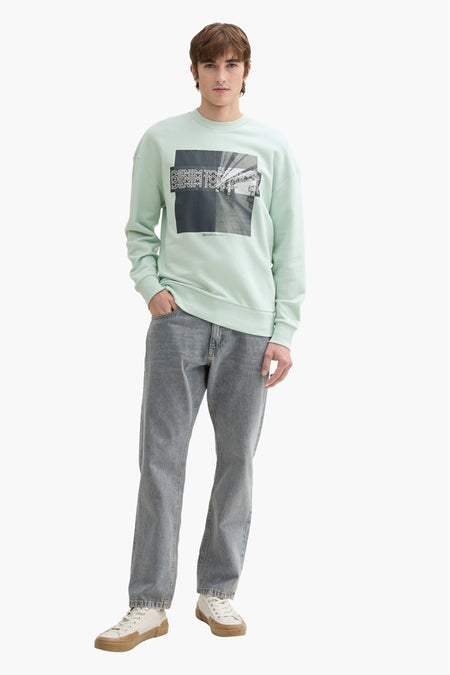 Sweater met ronde hals Blauw - TOM TAILOR