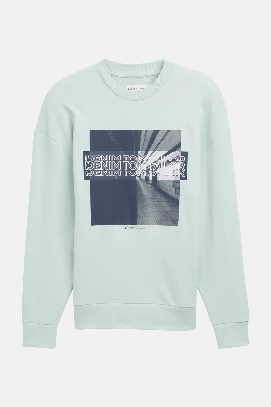 Sweater met ronde hals Blauw - TOM TAILOR