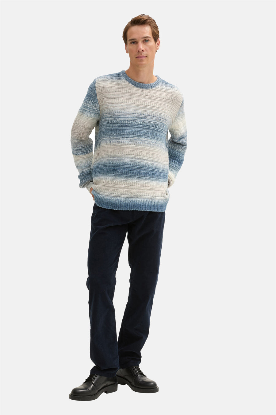 Trui met ronde hals Blauw - TOM TAILOR