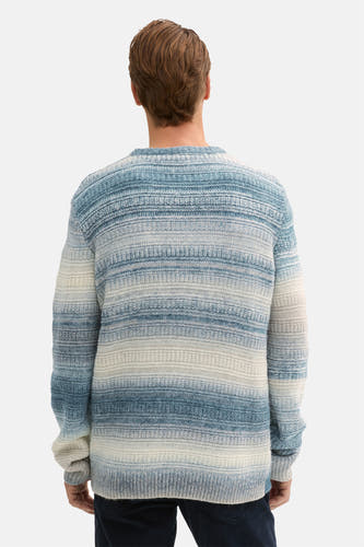 Trui met ronde hals Blauw - TOM TAILOR