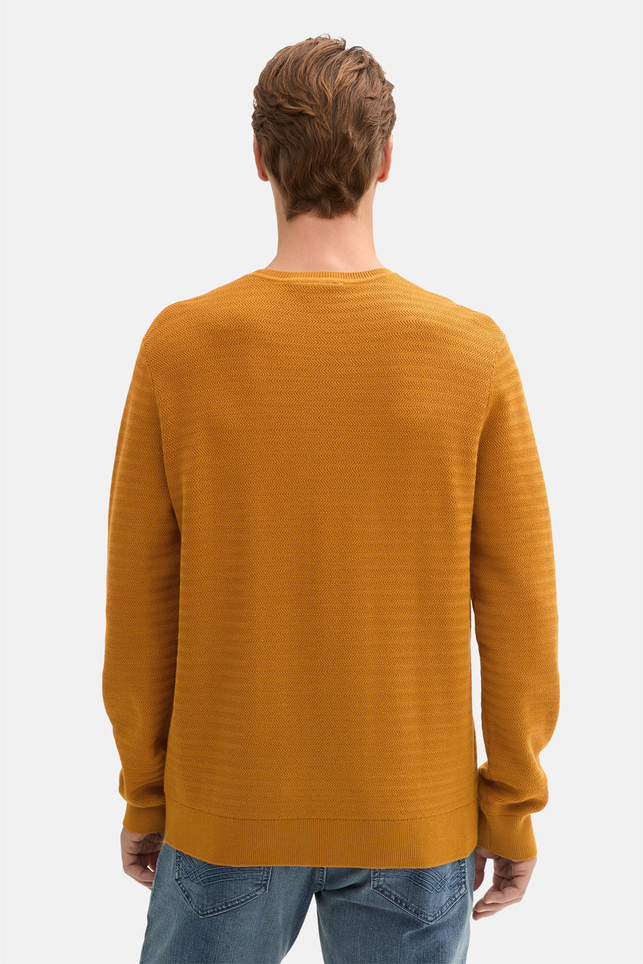 Trui met ronde hals Geel - TOM TAILOR
