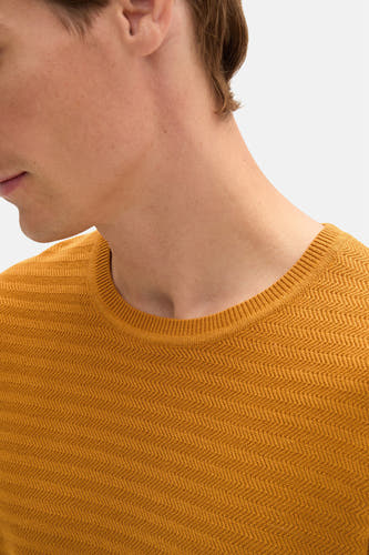 Trui met ronde hals Geel - TOM TAILOR