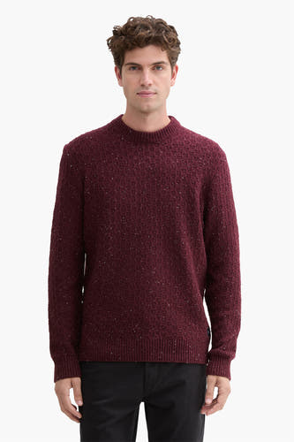 Trui met ronde hals Rood - TOM TAILOR