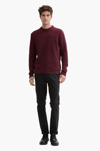 Trui met ronde hals Rood - TOM TAILOR