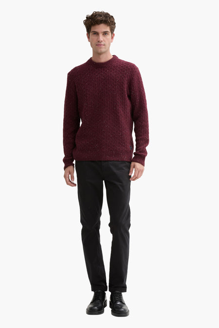 Trui met ronde hals Rood - TOM TAILOR