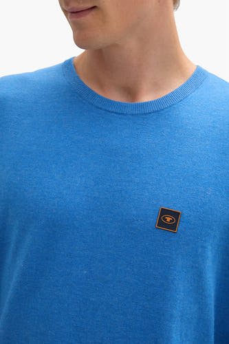Trui met ronde hals Blauw - TOM TAILOR