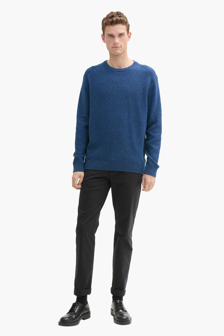 Trui met ronde hals Blauw - TOM TAILOR