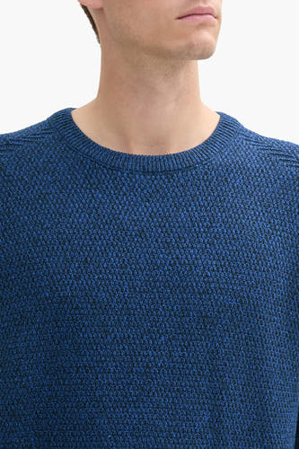 Trui met ronde hals Blauw - TOM TAILOR