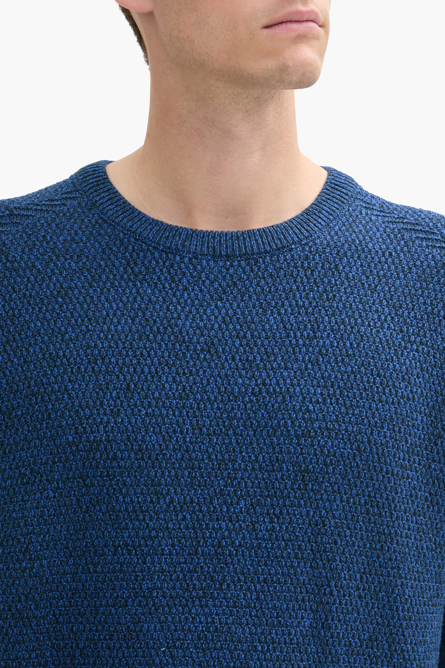 Trui met ronde hals Blauw - TOM TAILOR