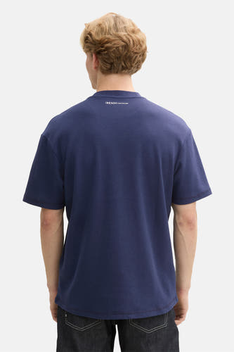 T-shirt (korte mouwen) Blauw - TOM TAILOR