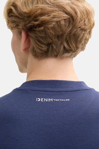 T-shirt (korte mouwen) Blauw - TOM TAILOR