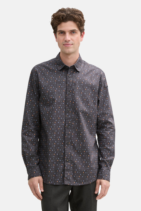 Hemd (lange mouwen) Grijs - TOM TAILOR