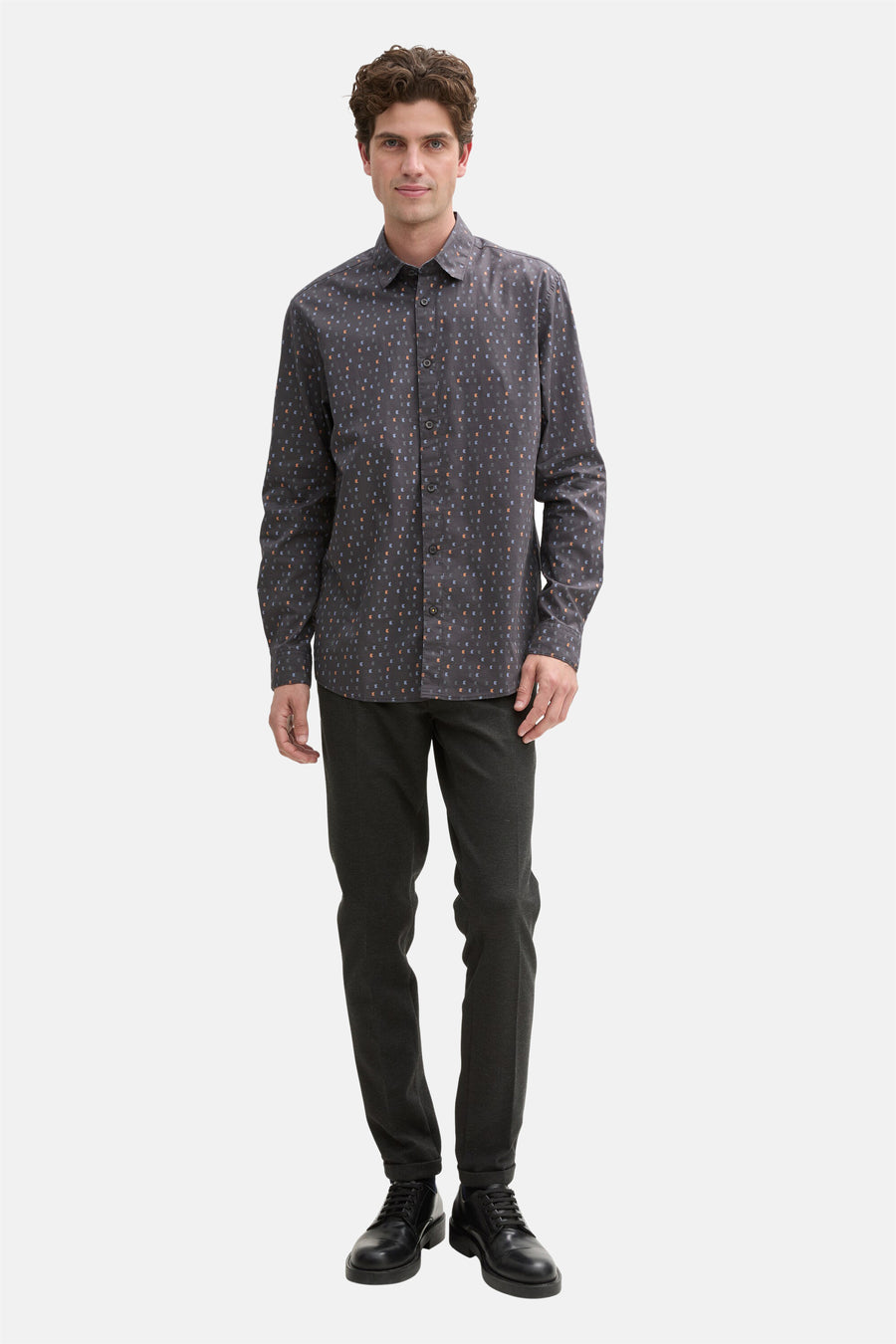Hemd (lange mouwen) Grijs - TOM TAILOR