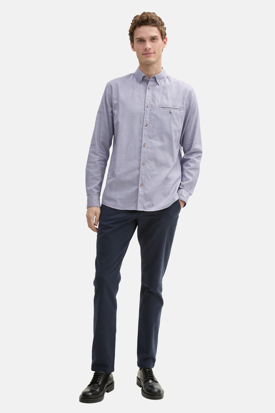 Hemd (lange mouwen) Grijs - TOM TAILOR