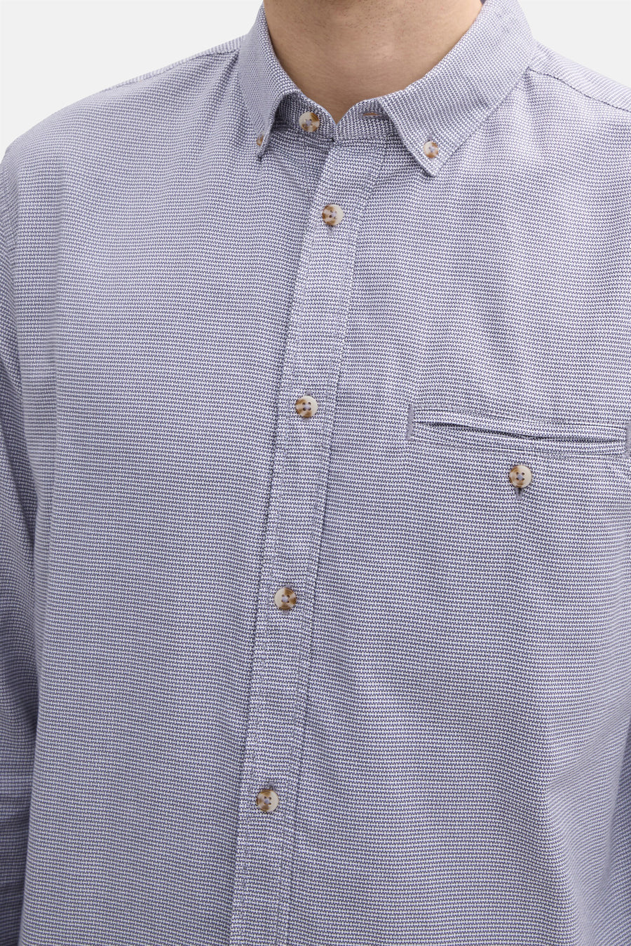 Hemd (lange mouwen) Grijs - TOM TAILOR