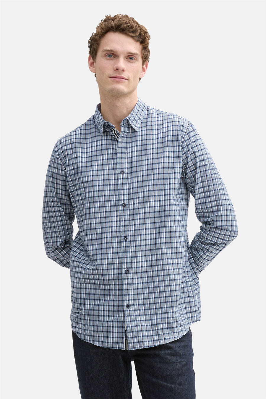 Hemd (lange mouwen) Blauw - TOM TAILOR