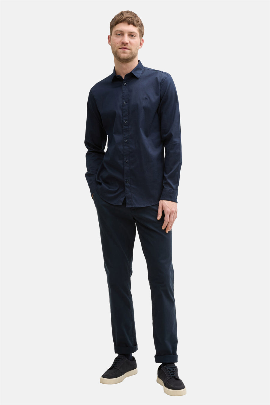 Hemd (lange mouwen) Blauw - TOM TAILOR