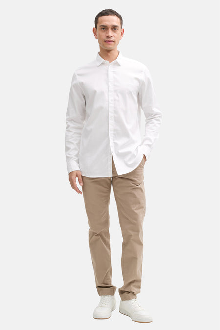 Hemd (lange mouwen) Wit - TOM TAILOR