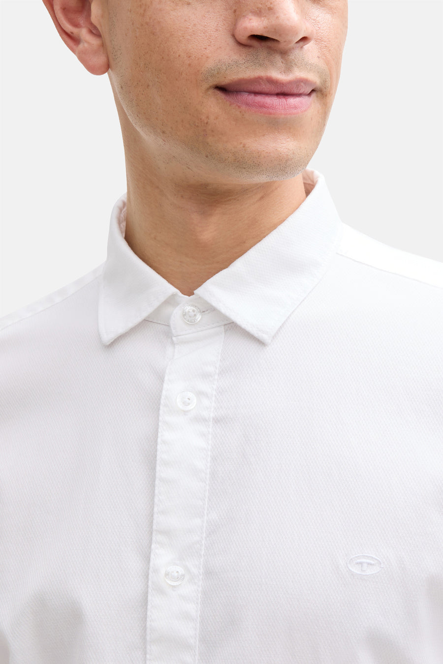 Hemd (lange mouwen) Wit - TOM TAILOR