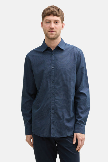 Hemd (lange mouwen) Blauw - TOM TAILOR