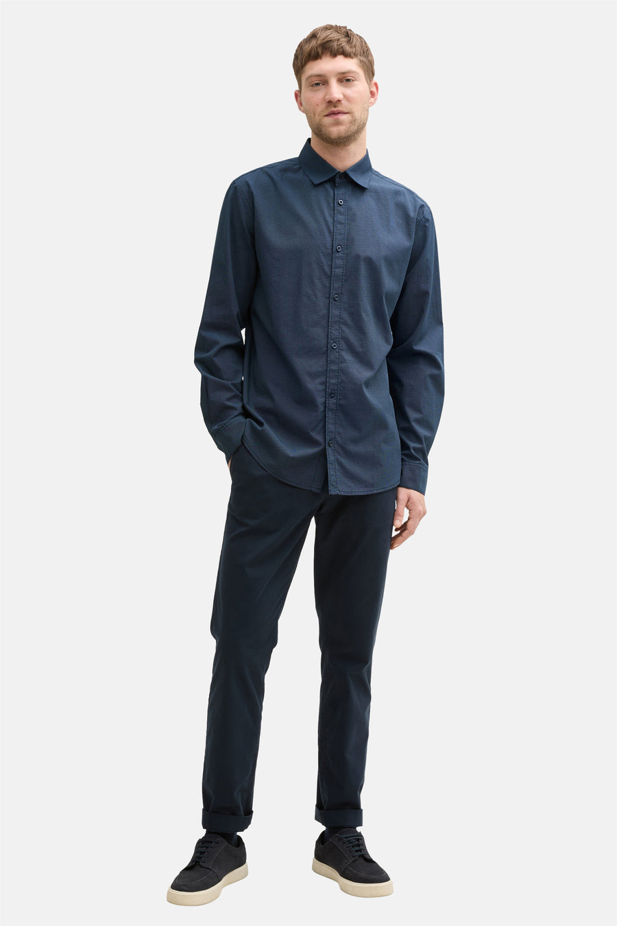 Hemd (lange mouwen) Blauw - TOM TAILOR