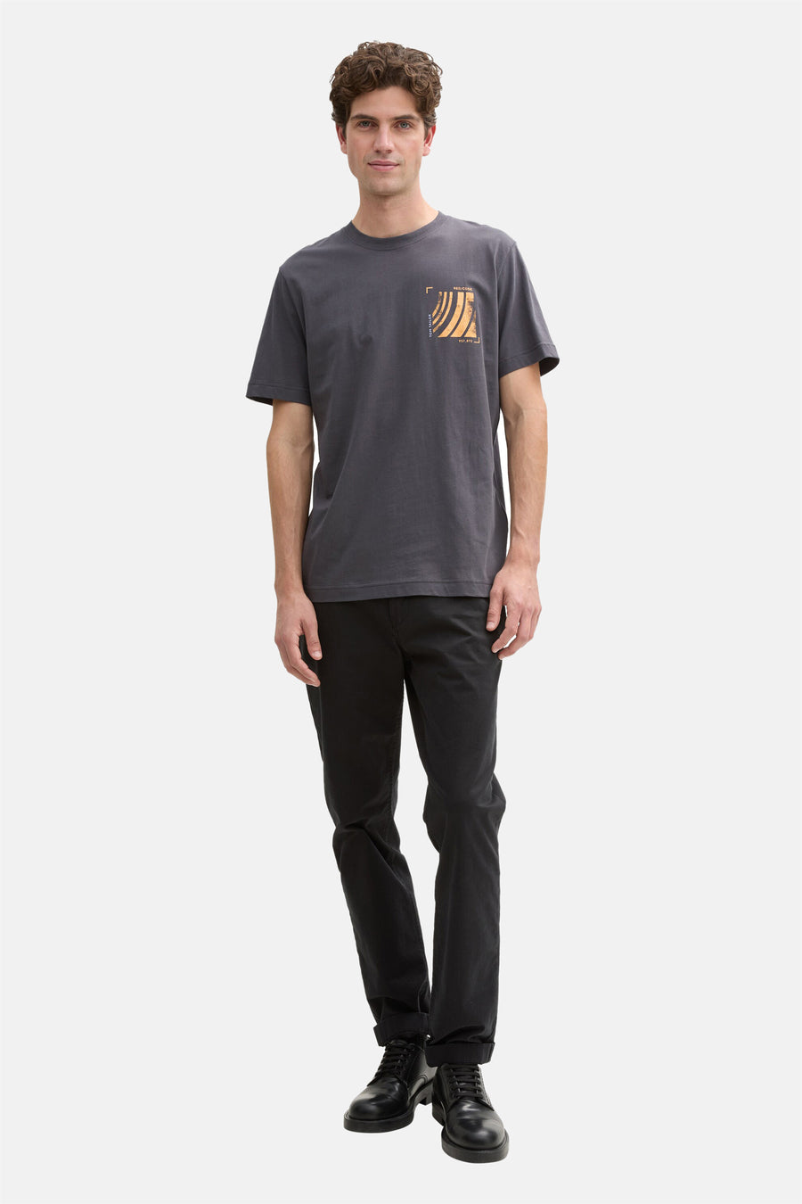 T-shirt (korte mouwen) Grijs - TOM TAILOR