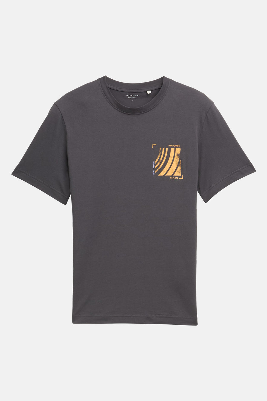 T-shirt (korte mouwen) Grijs - TOM TAILOR