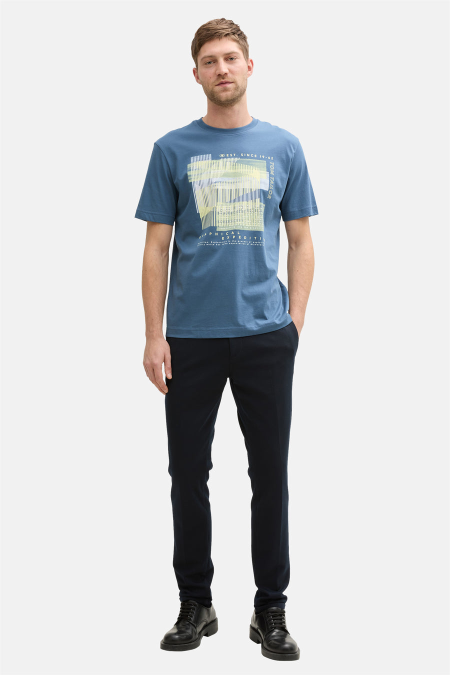 T-shirt (korte mouwen) Blauw - TOM TAILOR