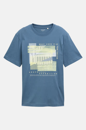 T-shirt (korte mouwen) Blauw - TOM TAILOR