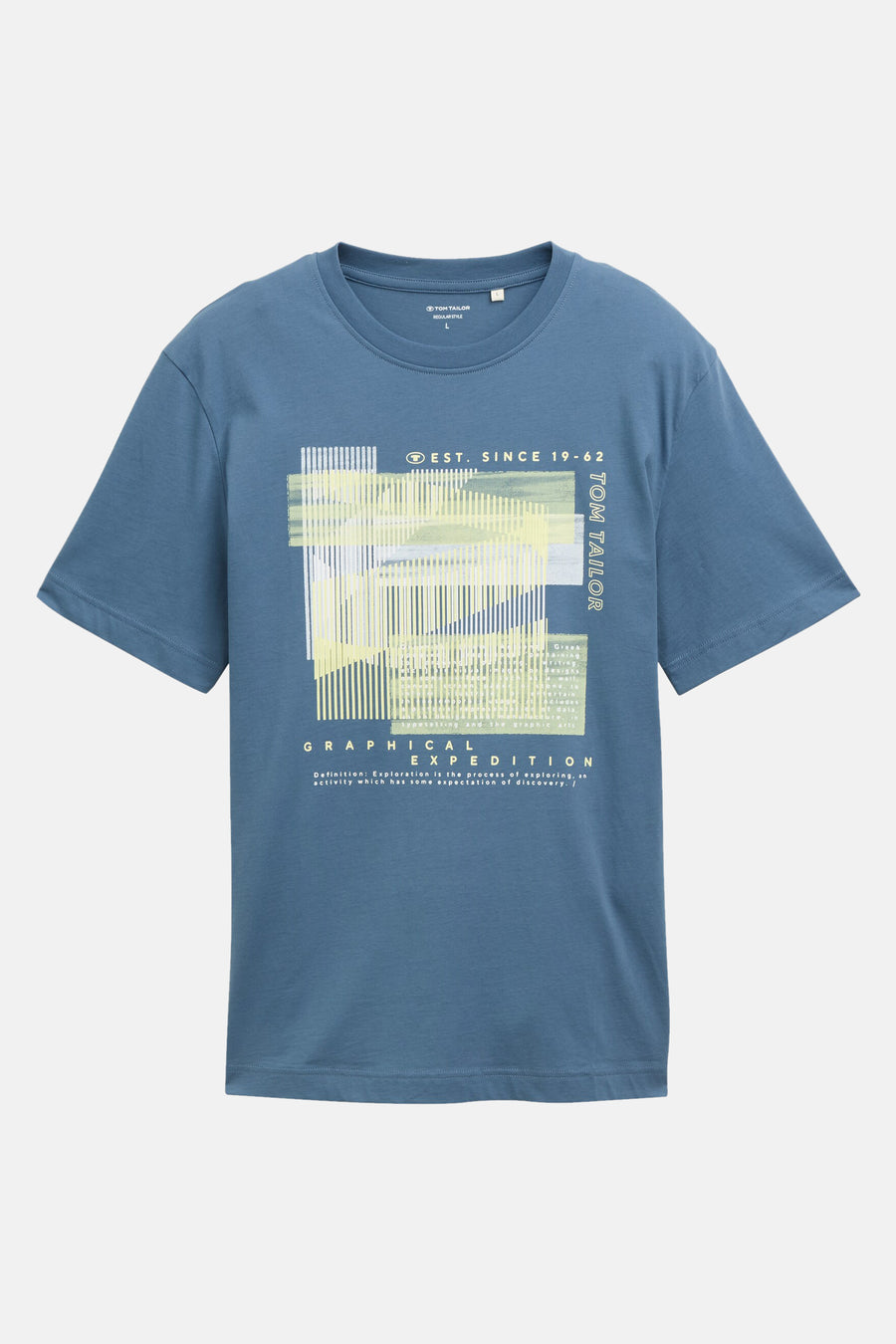 T-shirt (korte mouwen) Blauw - TOM TAILOR