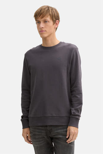 Sweater met ronde hals Grijs - TOM TAILOR