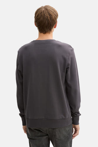 Sweater met ronde hals Grijs - TOM TAILOR