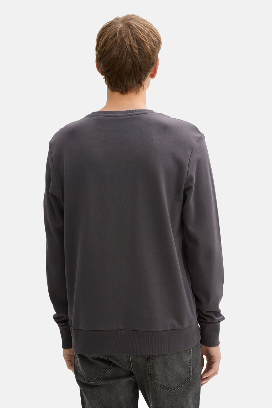 Sweater met ronde hals Grijs - TOM TAILOR
