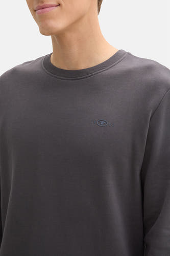 Sweater met ronde hals Grijs - TOM TAILOR