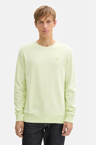 Sweater met ronde hals Groen - TOM TAILOR