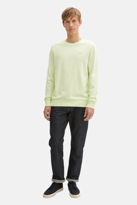 Sweater met ronde hals Groen - TOM TAILOR