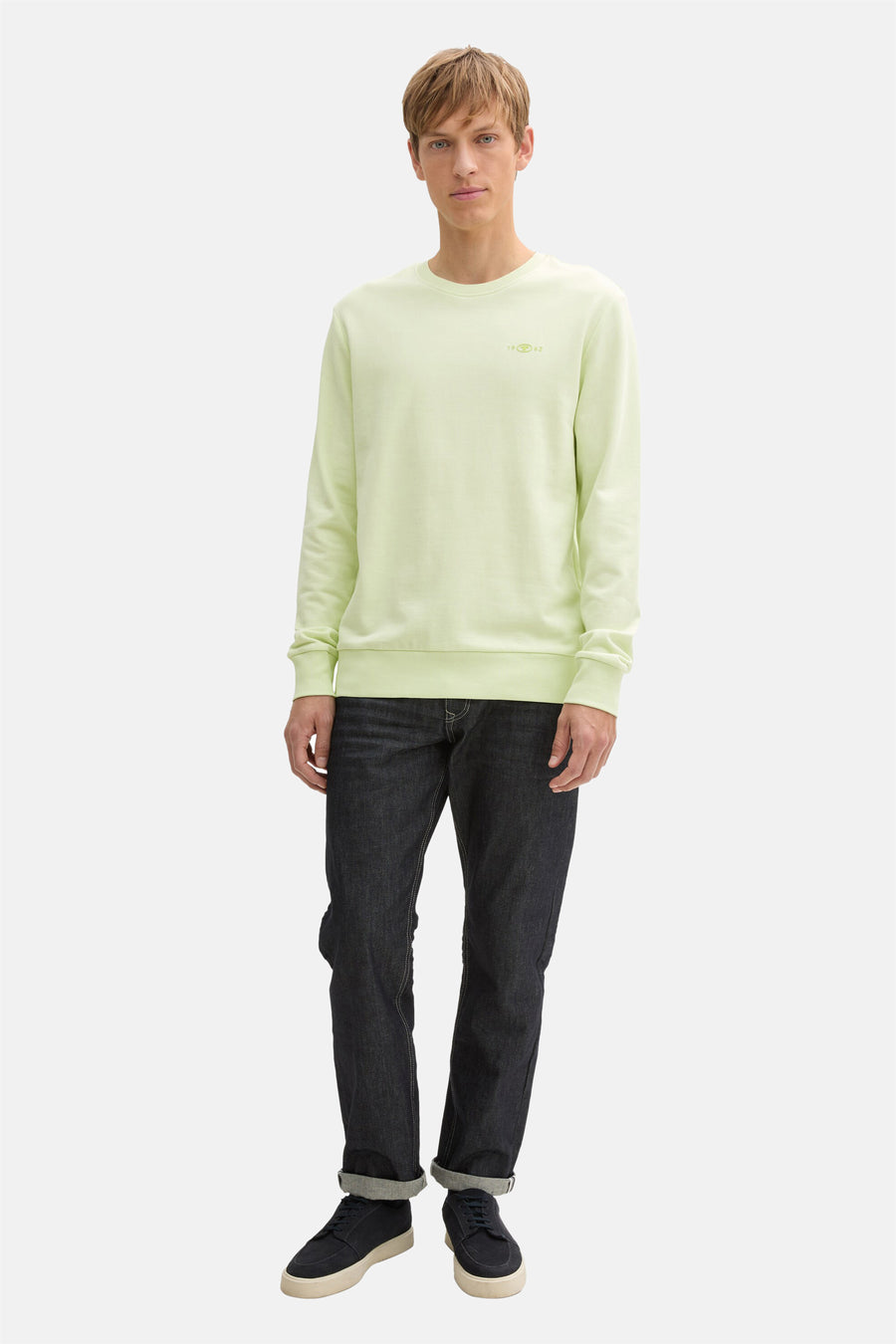 Sweater met ronde hals Groen - TOM TAILOR