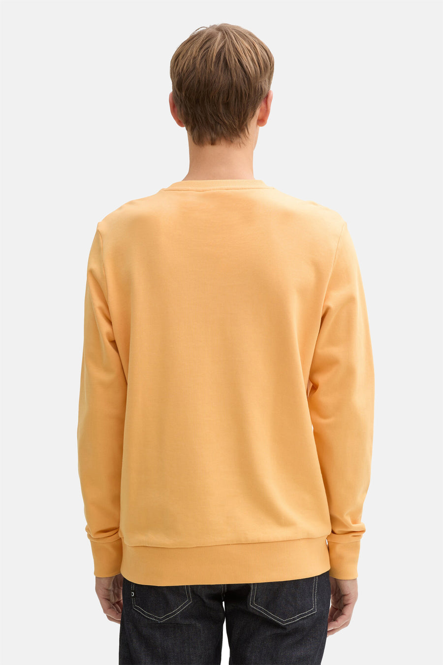 Sweater met ronde hals Oranje - TOM TAILOR