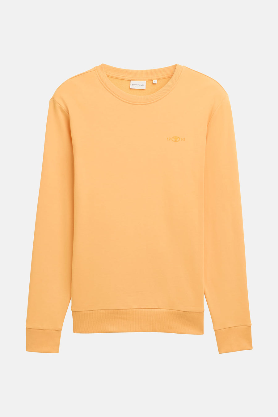 Sweater met ronde hals Oranje - TOM TAILOR