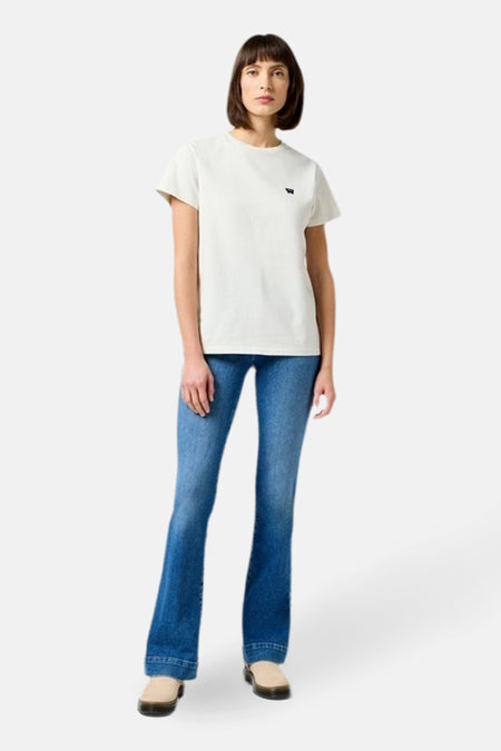 Jeans flared Mid blue denim - Wrangler®