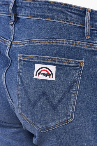 Jeans flared Mid blue denim - Wrangler®