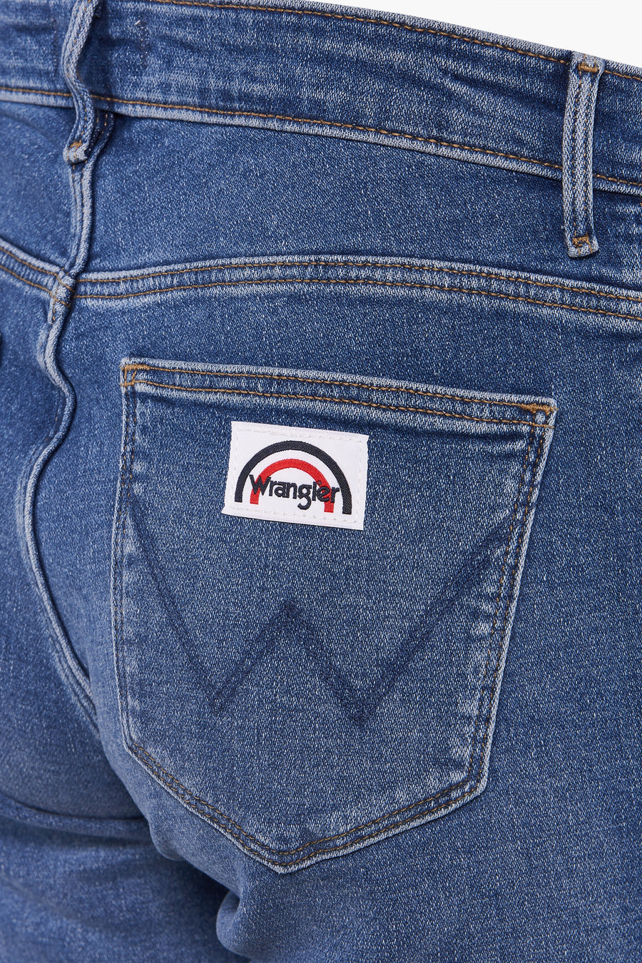 Jeans flared Mid blue denim - Wrangler®