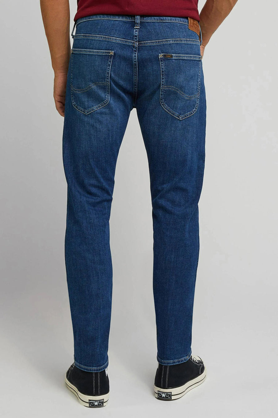 Jeans tapered Mid blue denim - Lee®