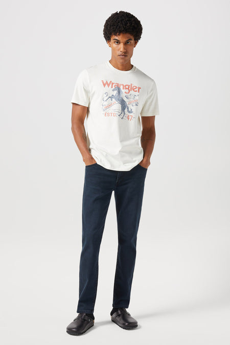 Jeans tapered Dark blue denim - Wrangler®