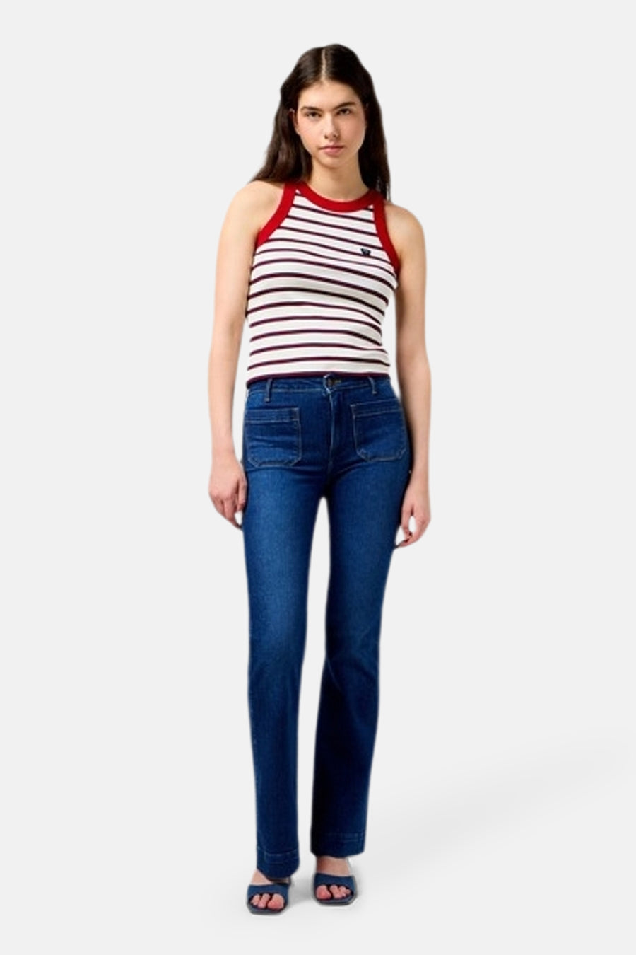 Jeans flared Dark blue denim - Wrangler®