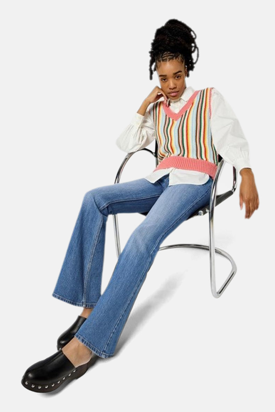 Jeans flared Blauw - Wrangler®