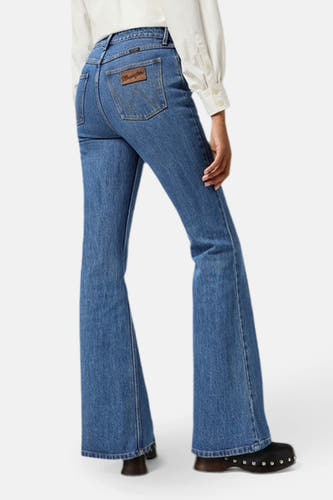 Jeans flared Blauw - Wrangler®