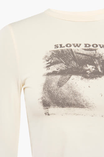 T-shirt (lange mouwen) Wit - 24 colours GmbH