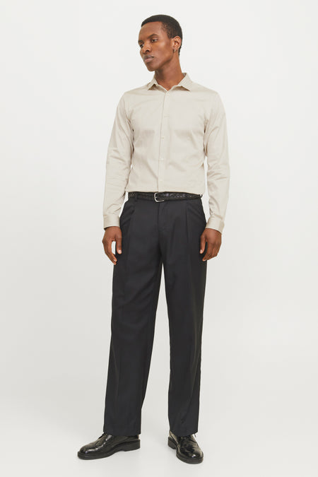 Hemd (lange mouwen) Ecru - PREMIUM by JACK & JONES