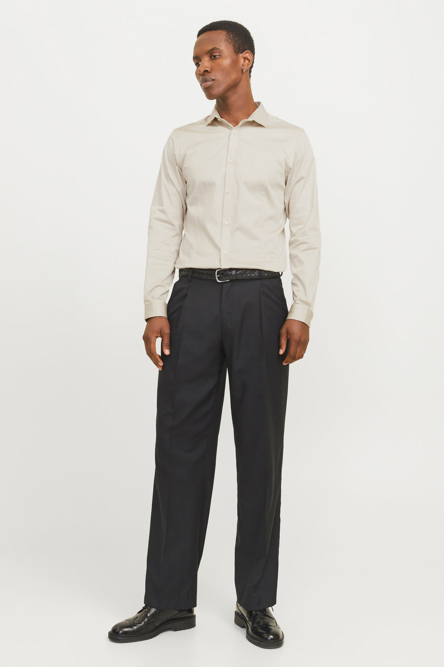 Hemd (lange mouwen) Ecru - PREMIUM by JACK & JONES